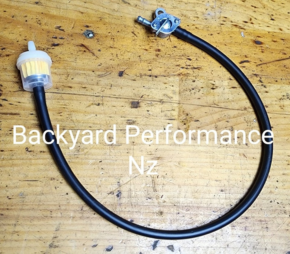 Fuel line, Filter and tap