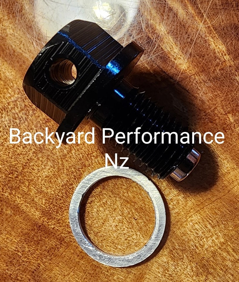 Magnetic oil drain plug