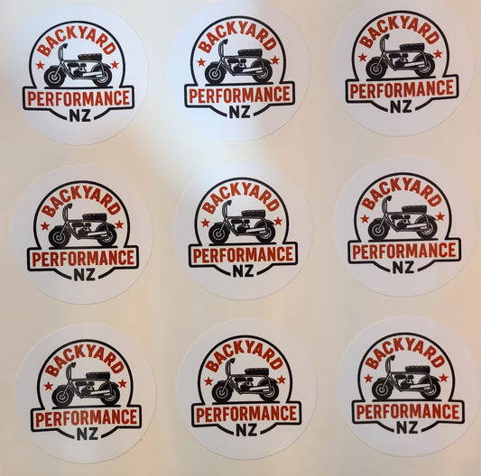 Backyard Performance Nz Stickers