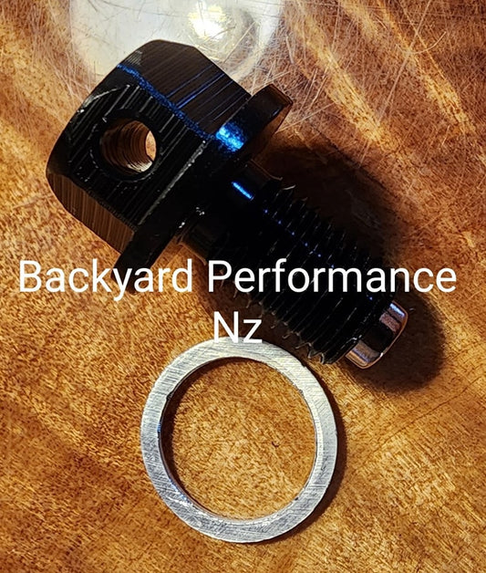 Magnetic oil drain plug