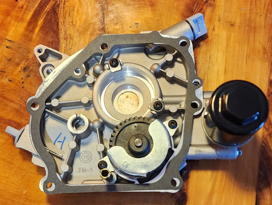 Cast side cover with Oil filter