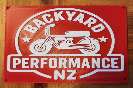Mini Bike Logo Number Plate